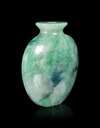 A Jadeite Snuff Bottle