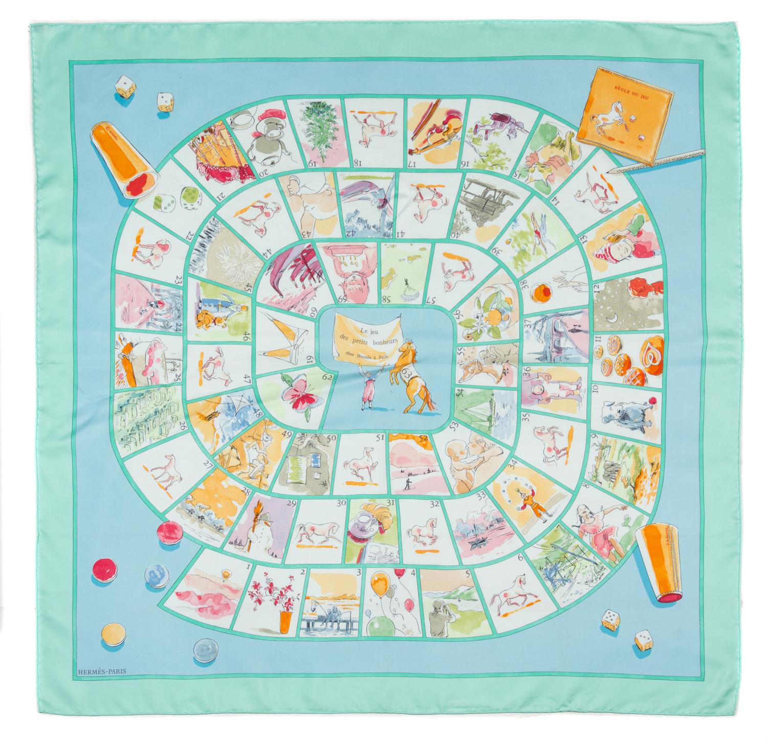 An Hermes 90cm Silk Scarf, 36" x 36"
