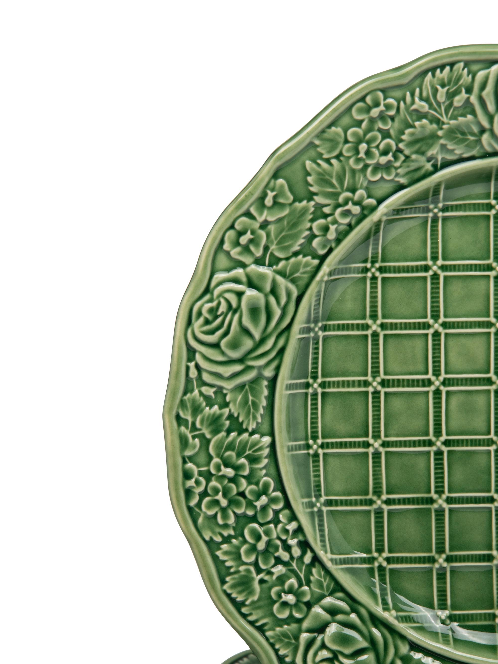 A Set of Eight Portuguese Majolica Chargers