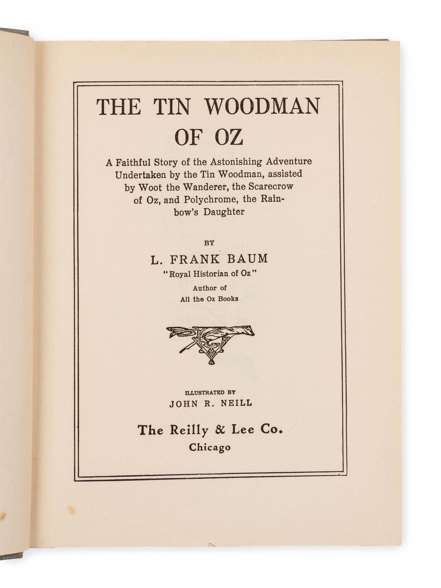 BAUM, Frank L. and Ruth Plumly THOMPSON. -- John R. Neill, illustrator. A group of 6 later editions of the Famous Oz Stories.