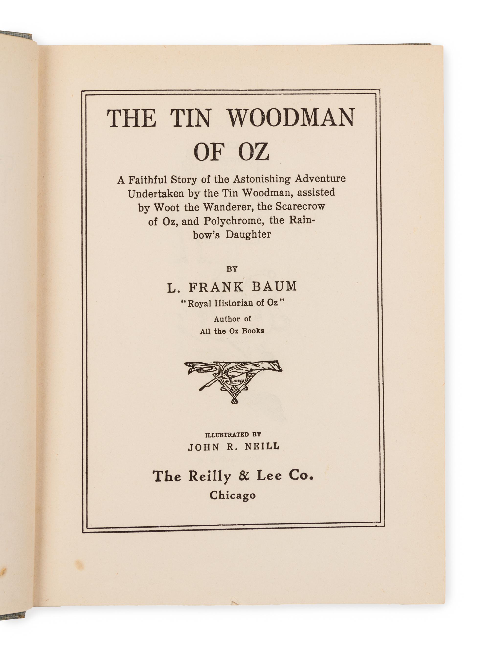BAUM, Frank L. and Ruth Plumly THOMPSON. -- John R. Neill, illustrator. A group of 6 later editions of the Famous Oz Stories.