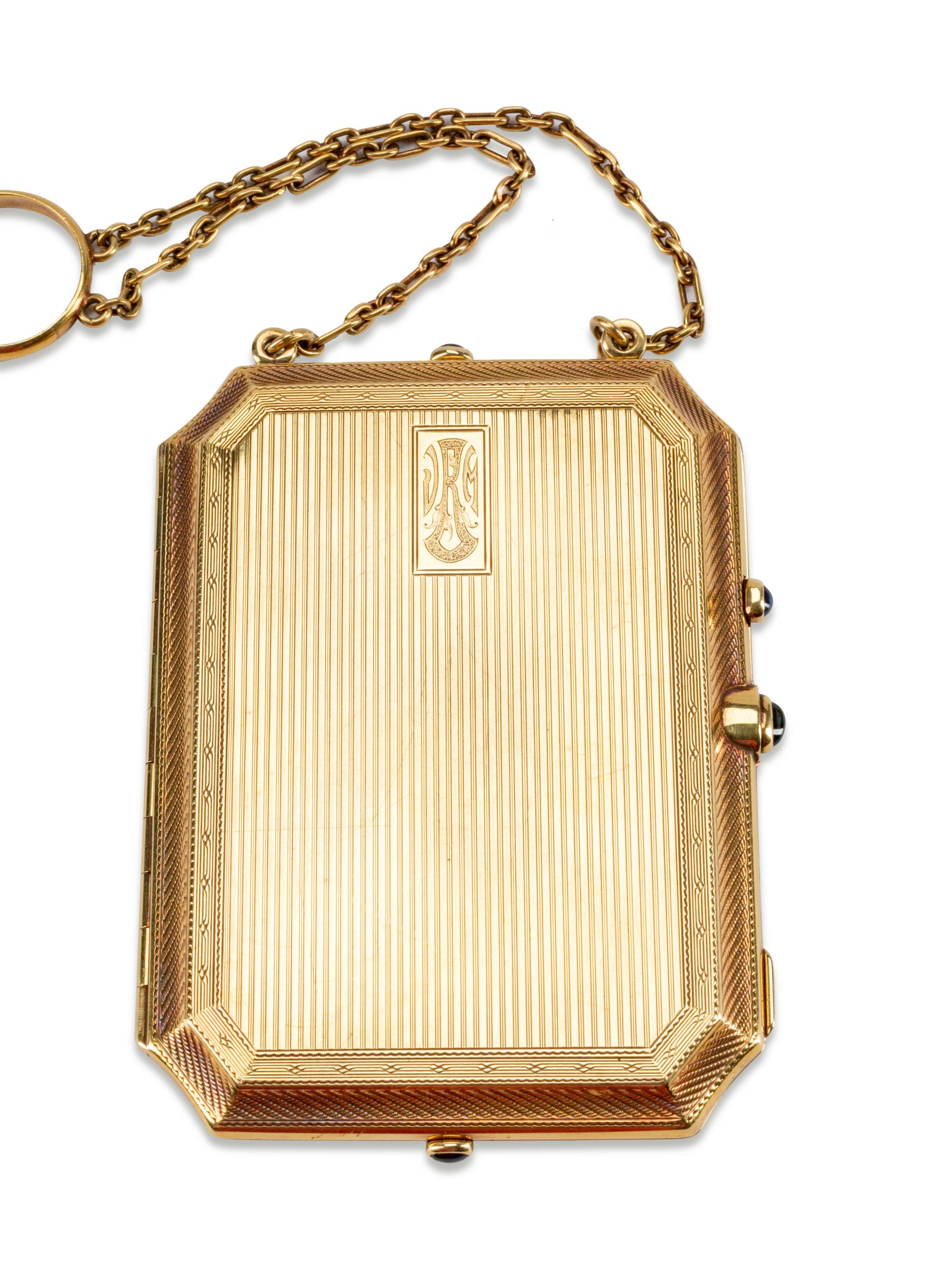 An American Art Deco 14K Gold Compact — Circa 1930