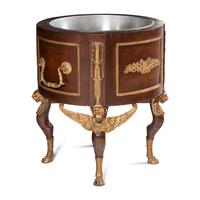 An Empire Style Gilt-Bronze Mounted Mahogany Jardinière