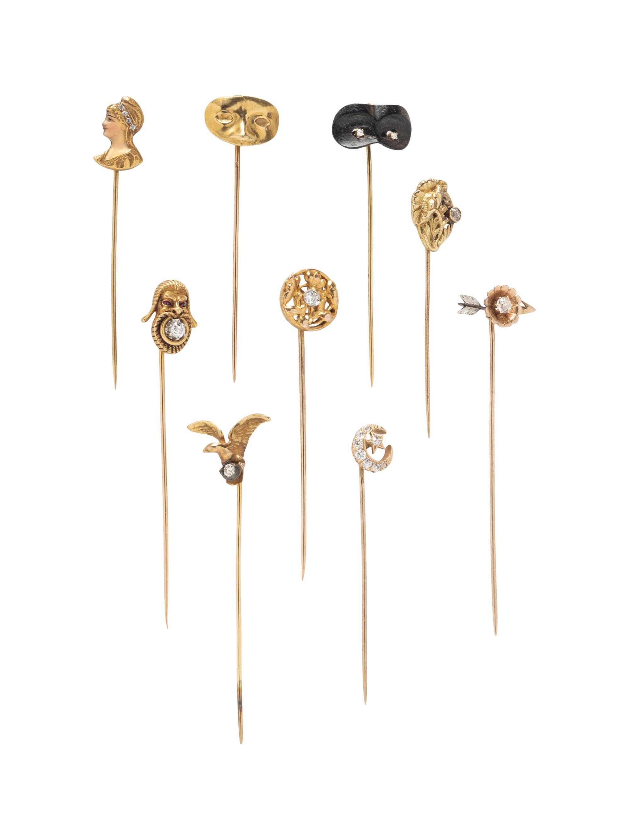 ANTIQUE, COLLECTION OF STICKPINS