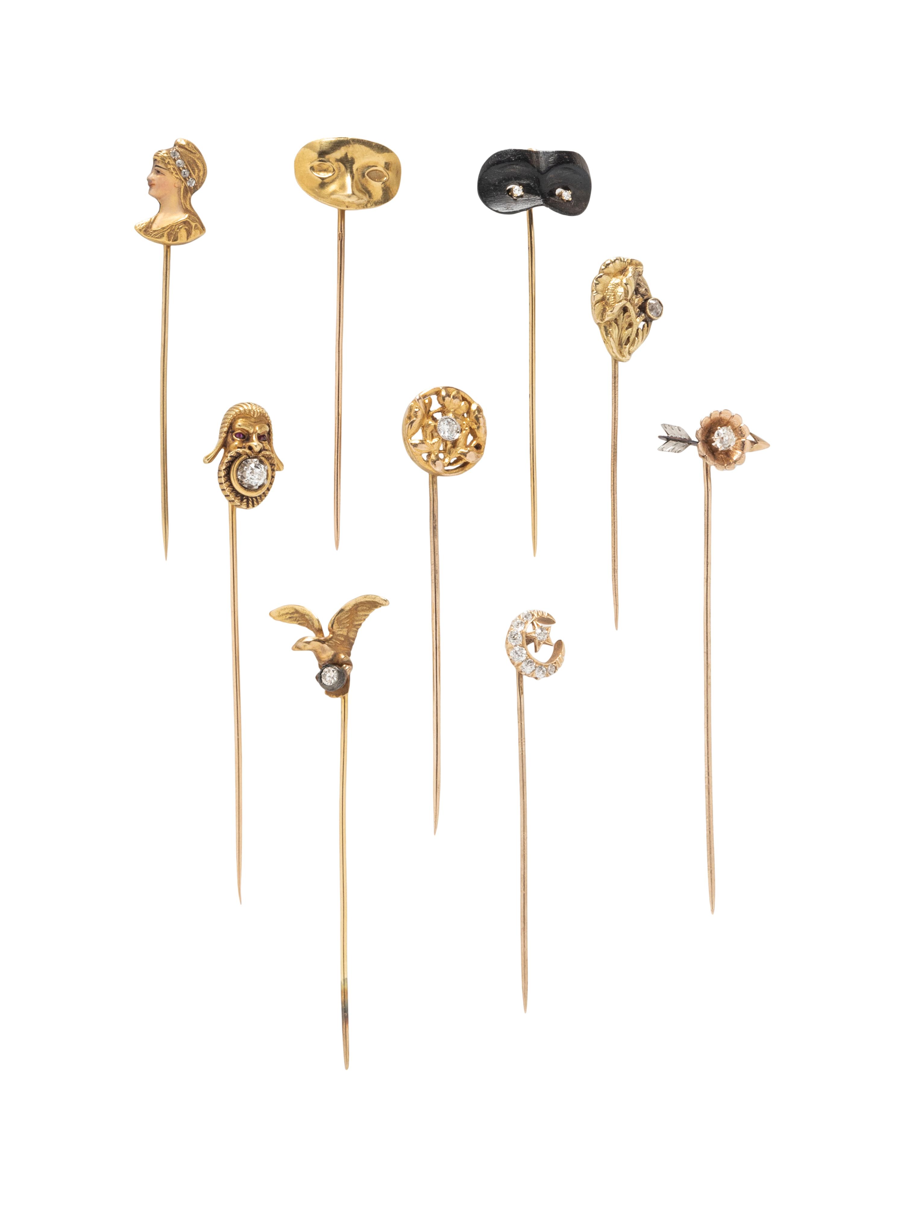 ANTIQUE, COLLECTION OF STICKPINS