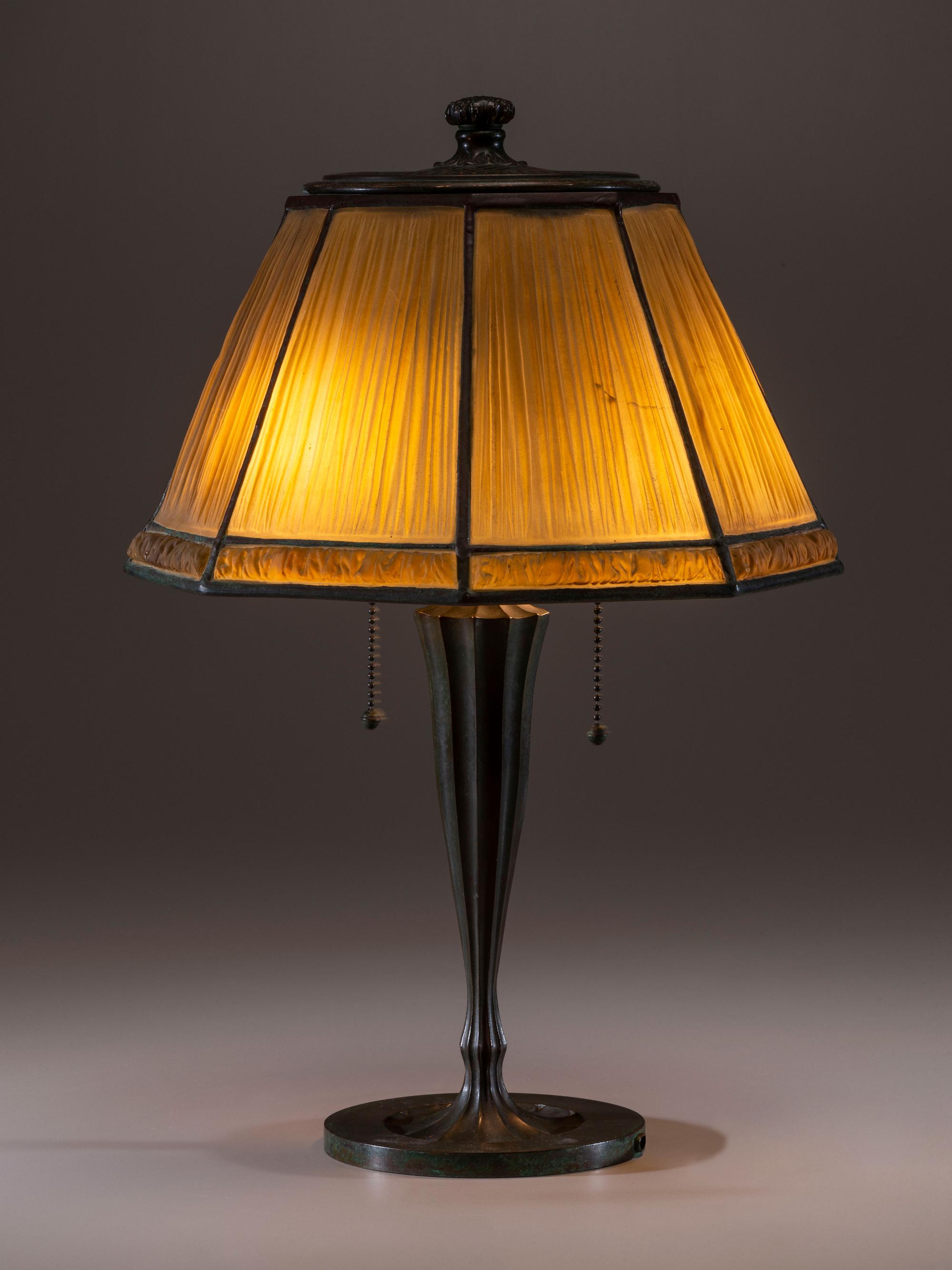 Linenfold Desk Lamp