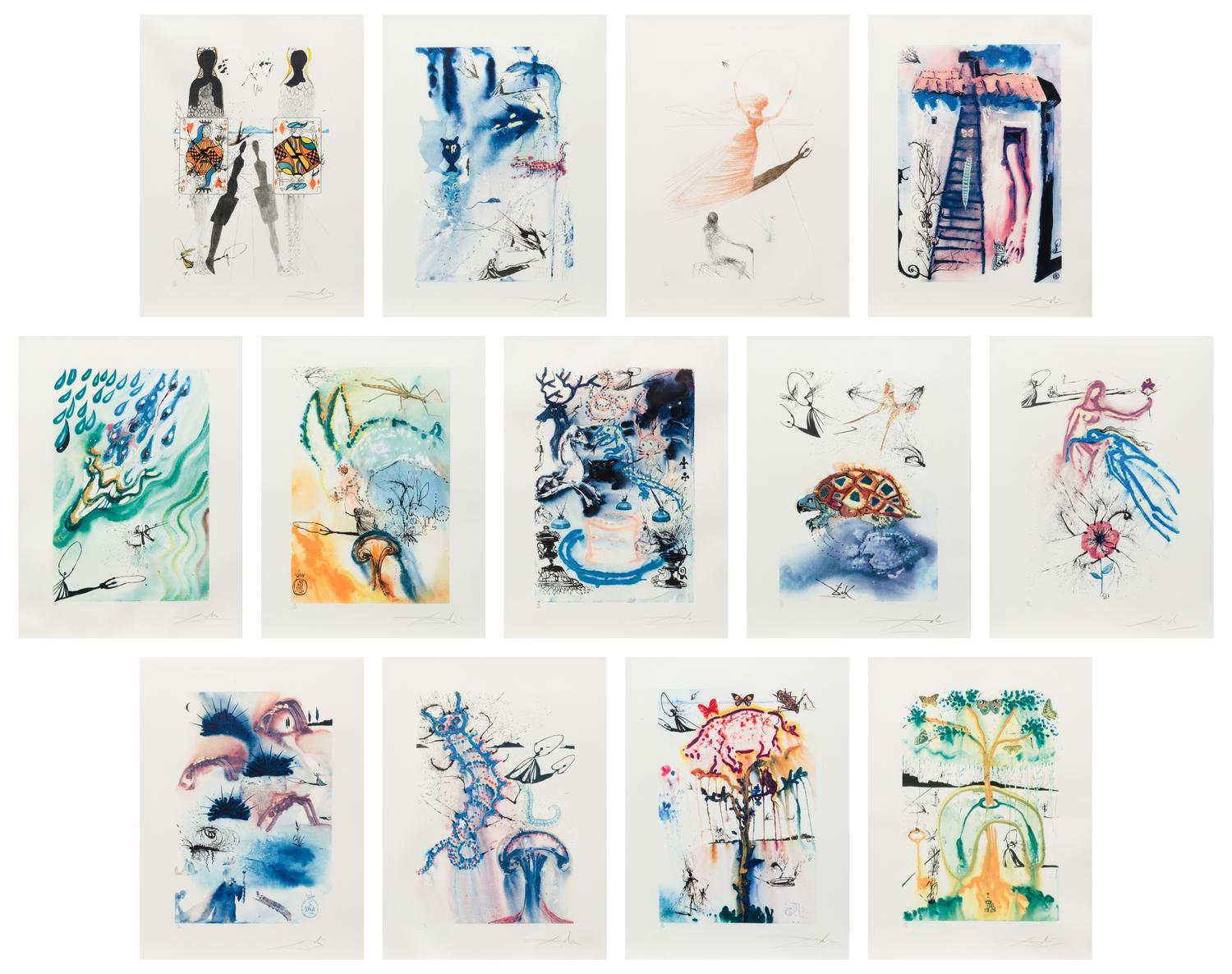 Alice in Wonderland (complete portfolio of 13), 1969