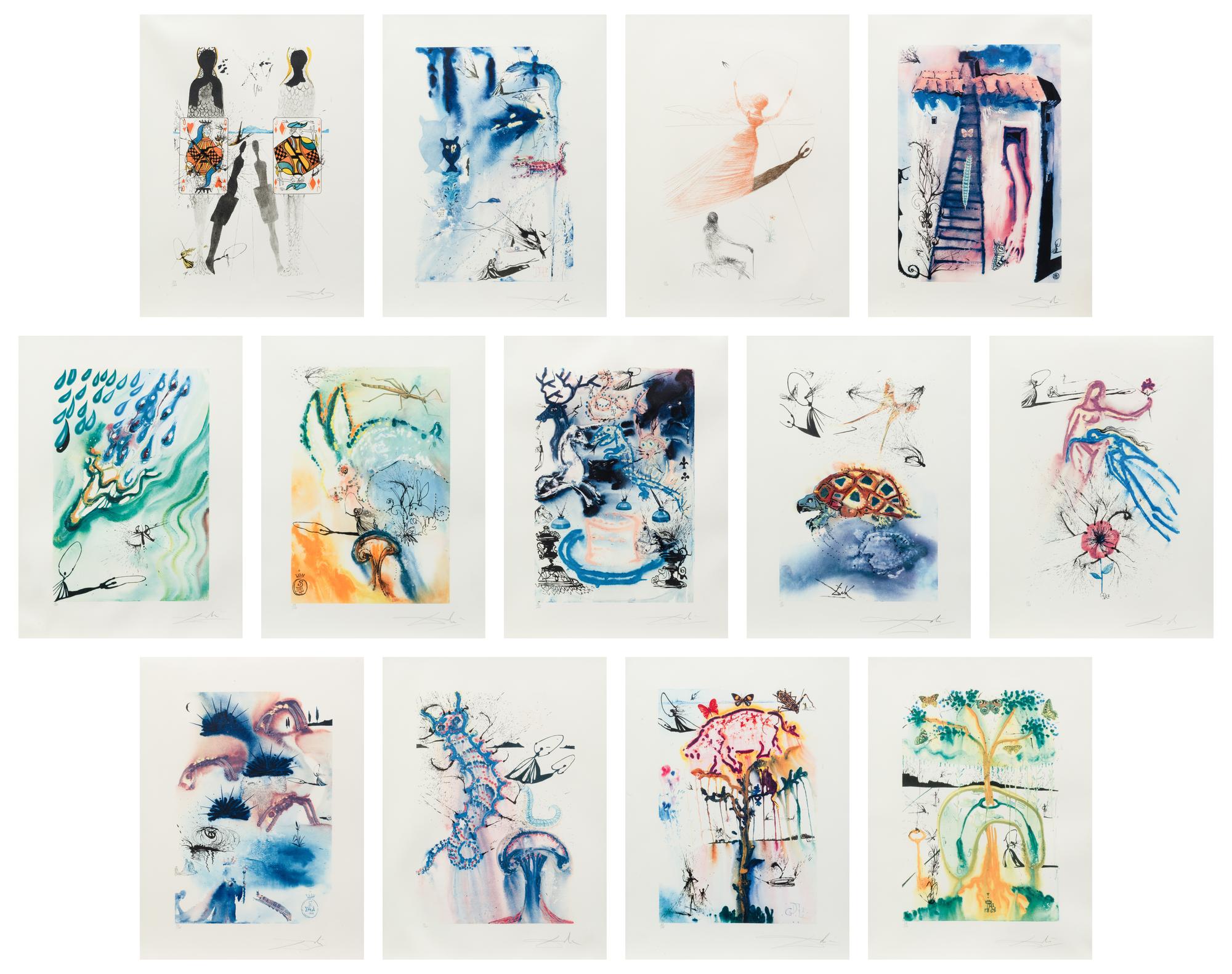 Alice in Wonderland (complete portfolio of 13), 1969