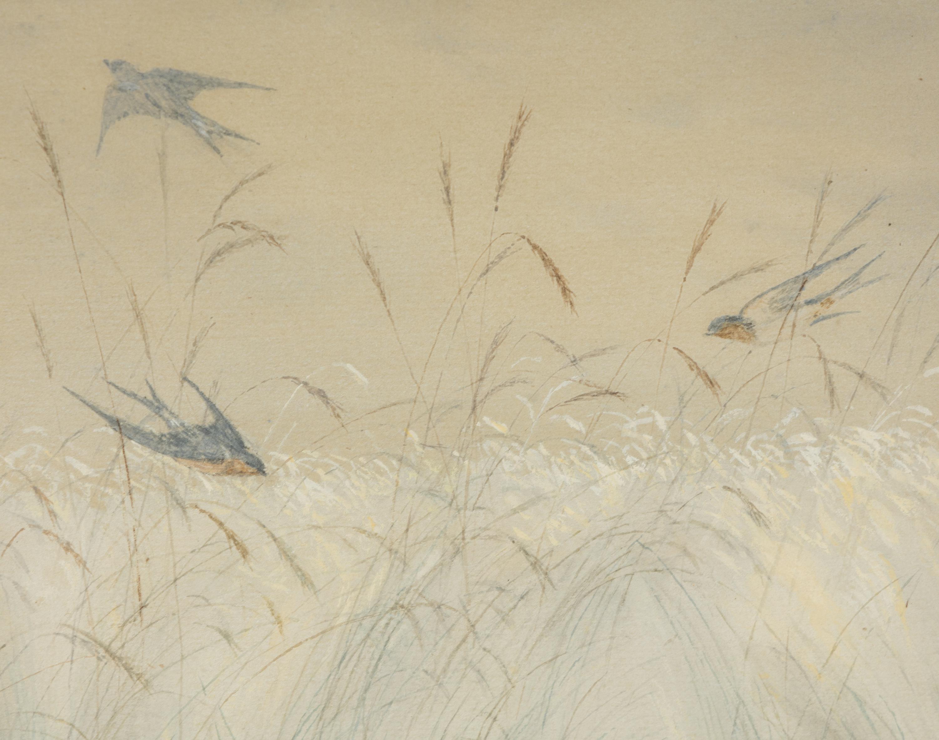 Swallows in the Wheat Fields, 1872