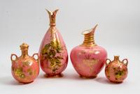 Four Royal Crown Derby Porcelain Articles Height of tallest 12 1/2 inches. — 19TH/20TH CENTURY