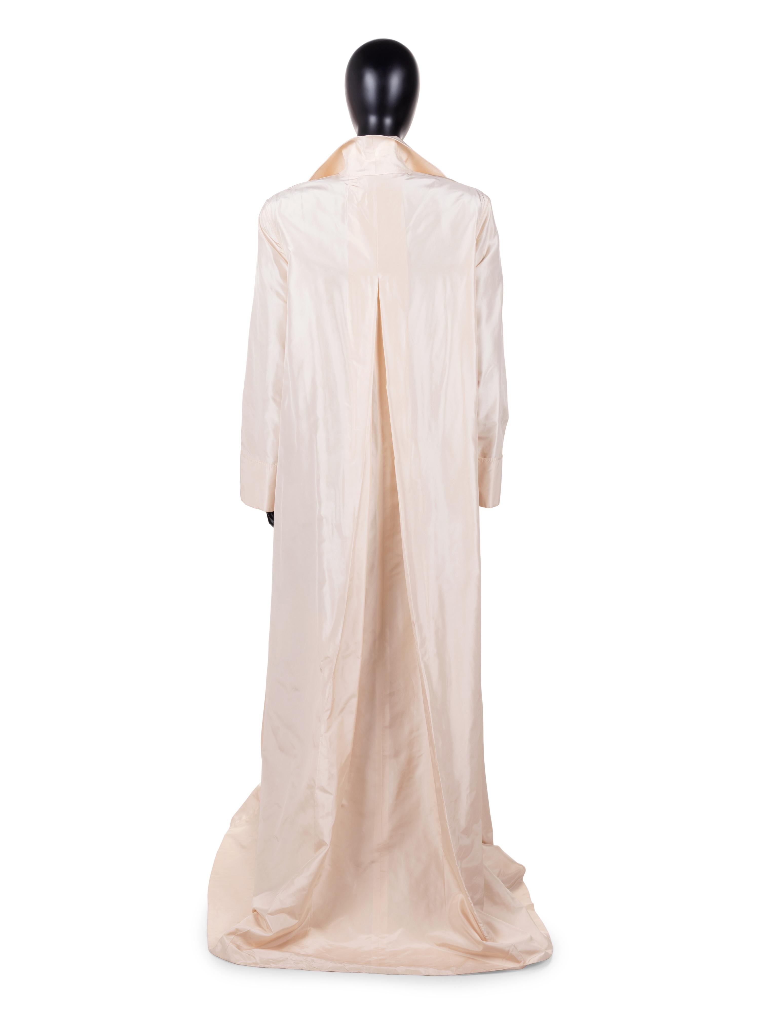 Guy Laroche Silk Taffeta Opera Coat