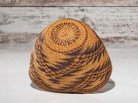 Modoc Polychrome Basketry Hat