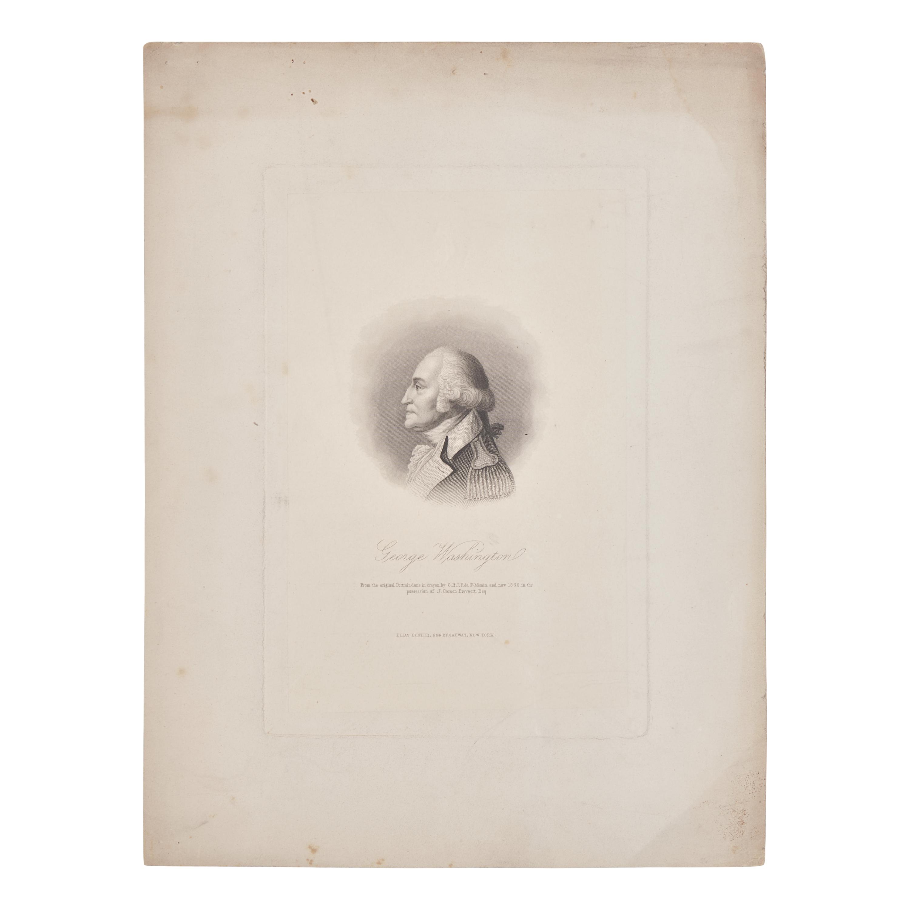 [Presidential] [Washington, George] Sartain, William, et al. Group of 5 engravings of George Washington