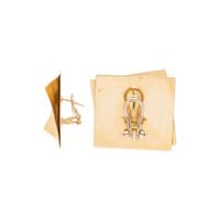 YELLOW GOLD CLIP EARRINGS