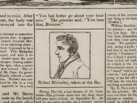 [CRIME]. The Life, Trial, and Execution of R. Blakesley For the Murder of Mr. James Burdon . Seven Dials: Paul & Co., [1841].