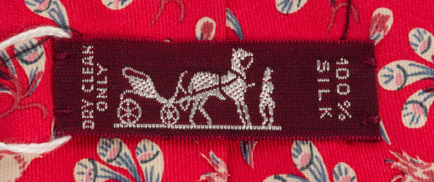 A Group of Three Hermes Silk Ties,