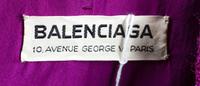 A Balenciaga Purple Wool Skirt Suit,
