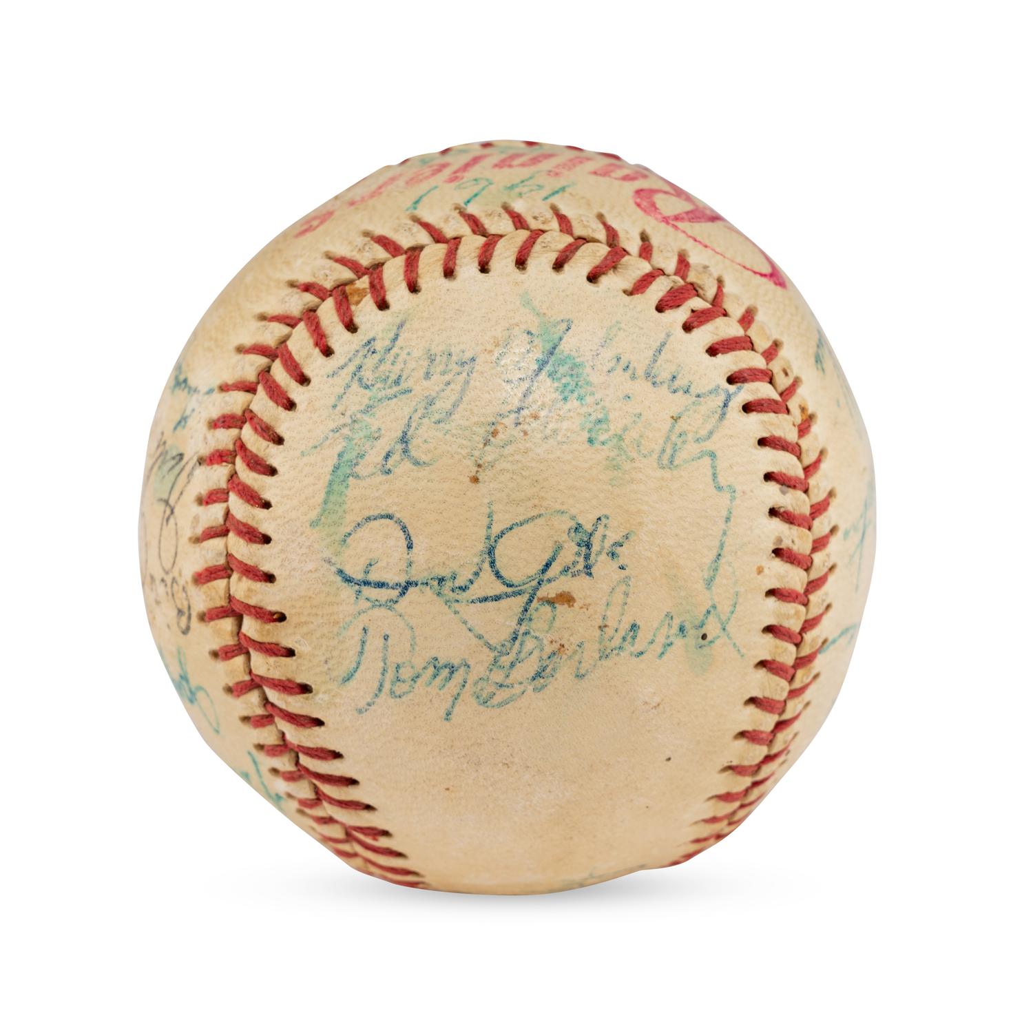 A 1961 Seattle Rainers Team Signed Autograph Baseball
