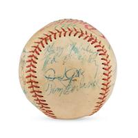 A 1961 Seattle Rainers Team Signed Autograph Baseball