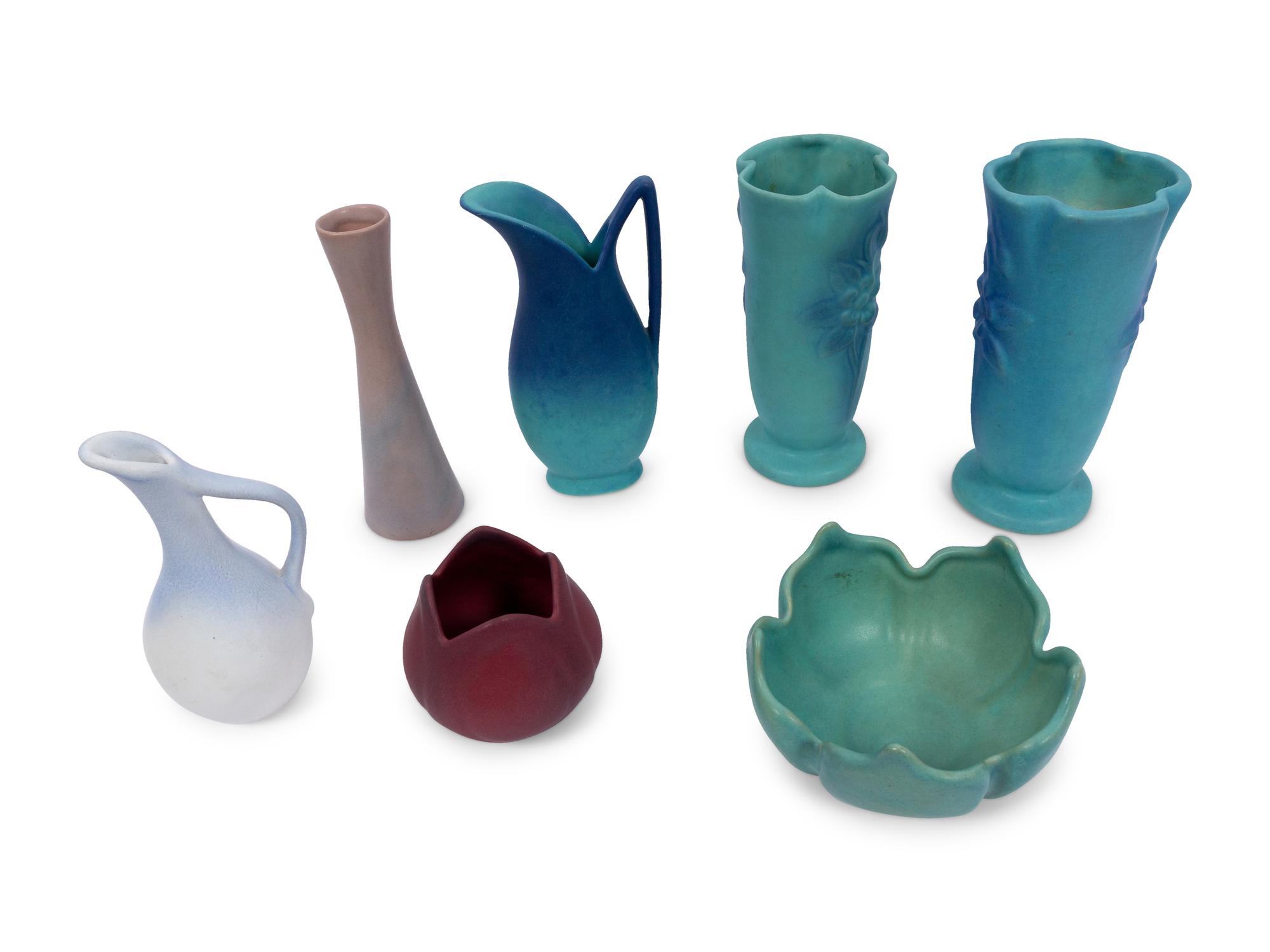 A Group of Van Briggle Pottery