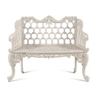 A Cast Iron Garden Bench