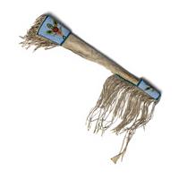 Blackfoot Child's Beaded Hide Rifle Scabbard