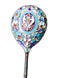 A Group of Six Russian Silver Spoons