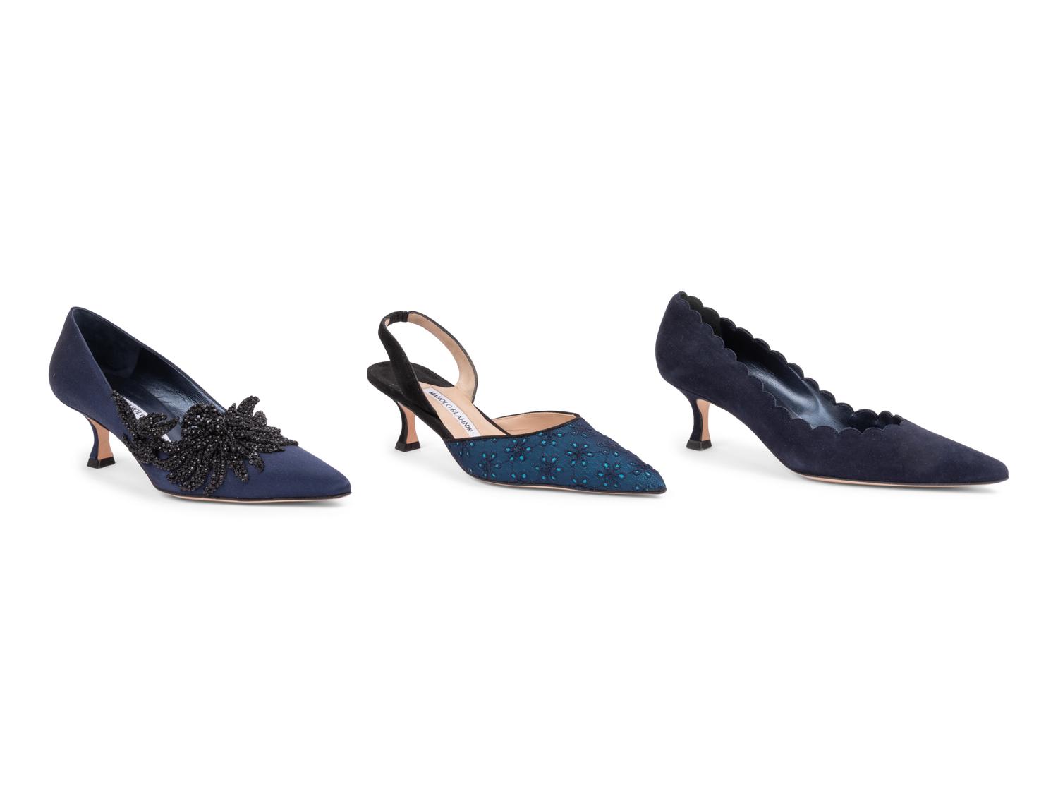 Nine Pairs of Unworn Manolo Blahnik Shoes