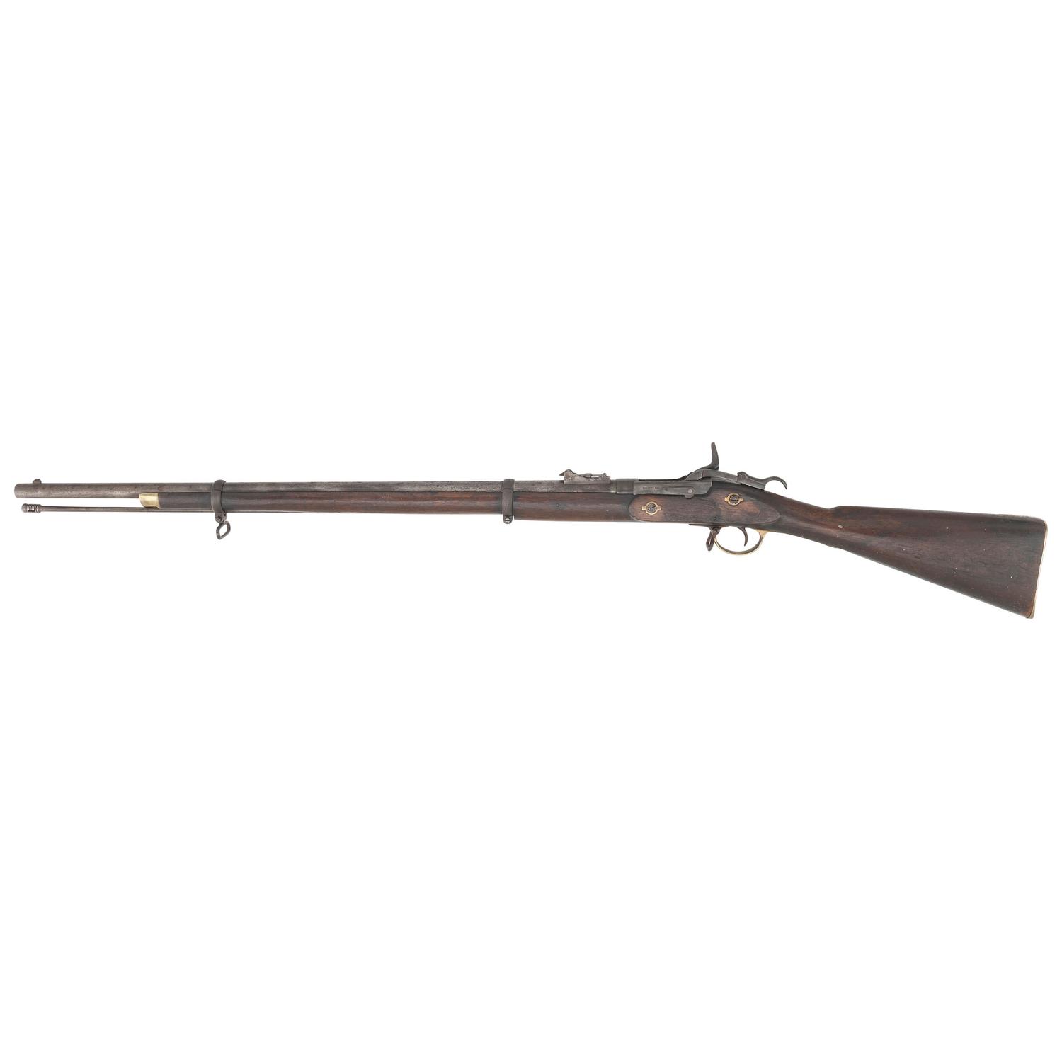 Extremely Rare Confederate Inventory Numbered Enfield Rifle with Post-Civil War Roberts Conversion to Cartridge