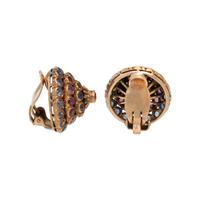 SAPPHIRE AND PINK SAPPHIRE EARRINGS