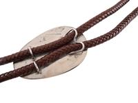 Sterling Silver and Coral Bolo Tie