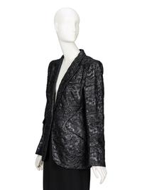 Alexander McQueen, Lacquered Lace Tailored Blazer