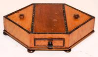 A Biedermeier Style Jewelry Chest Width 11 1/4 inches.