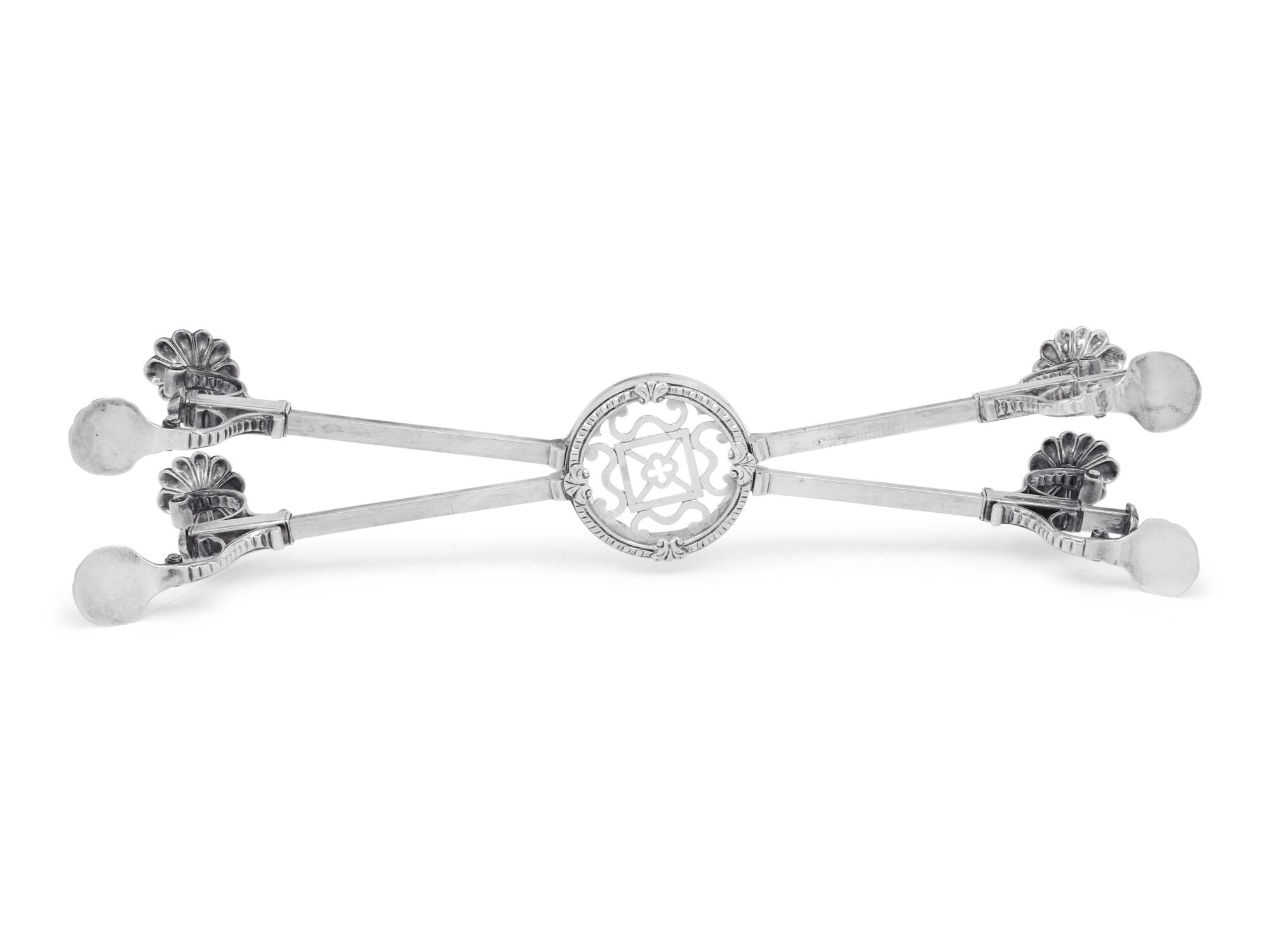 A George III Silver Dish Cross