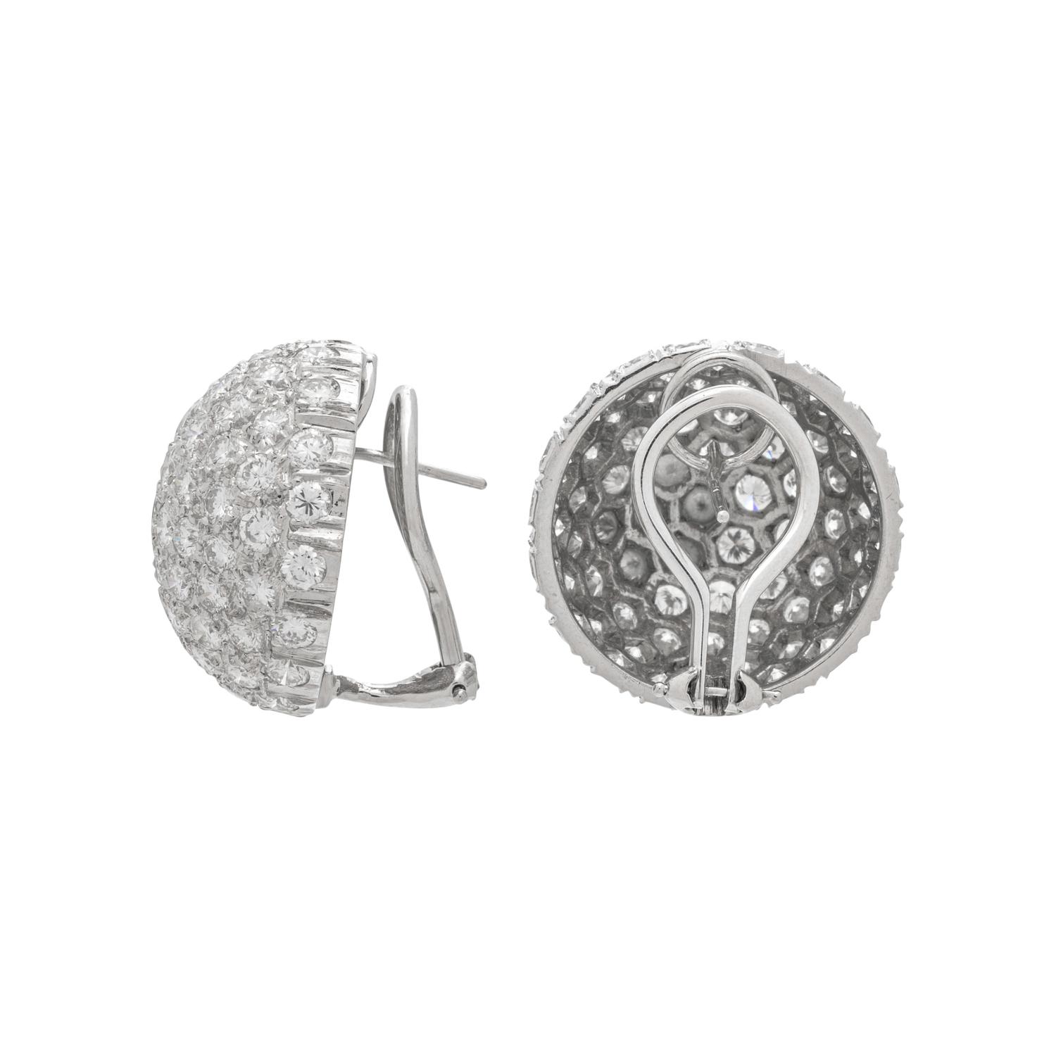 BOMBE DIAMOND EARCLIPS