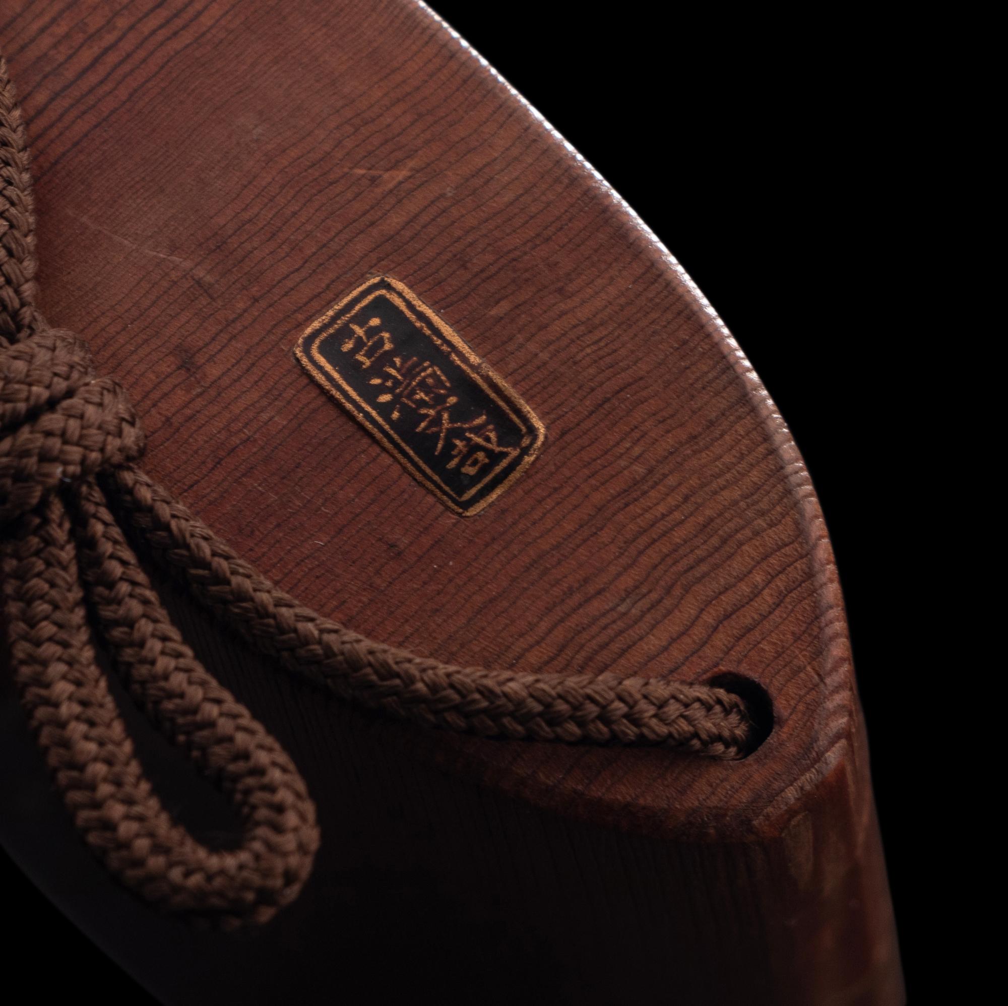 A Japanese Gold Decorated Wood Three-Case Inro