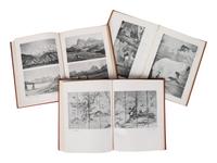 [JAPANESE PAINTING] A group of multi-volumed works about Japanese Painting, comprising: