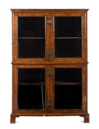 An English Walnut Bookcase