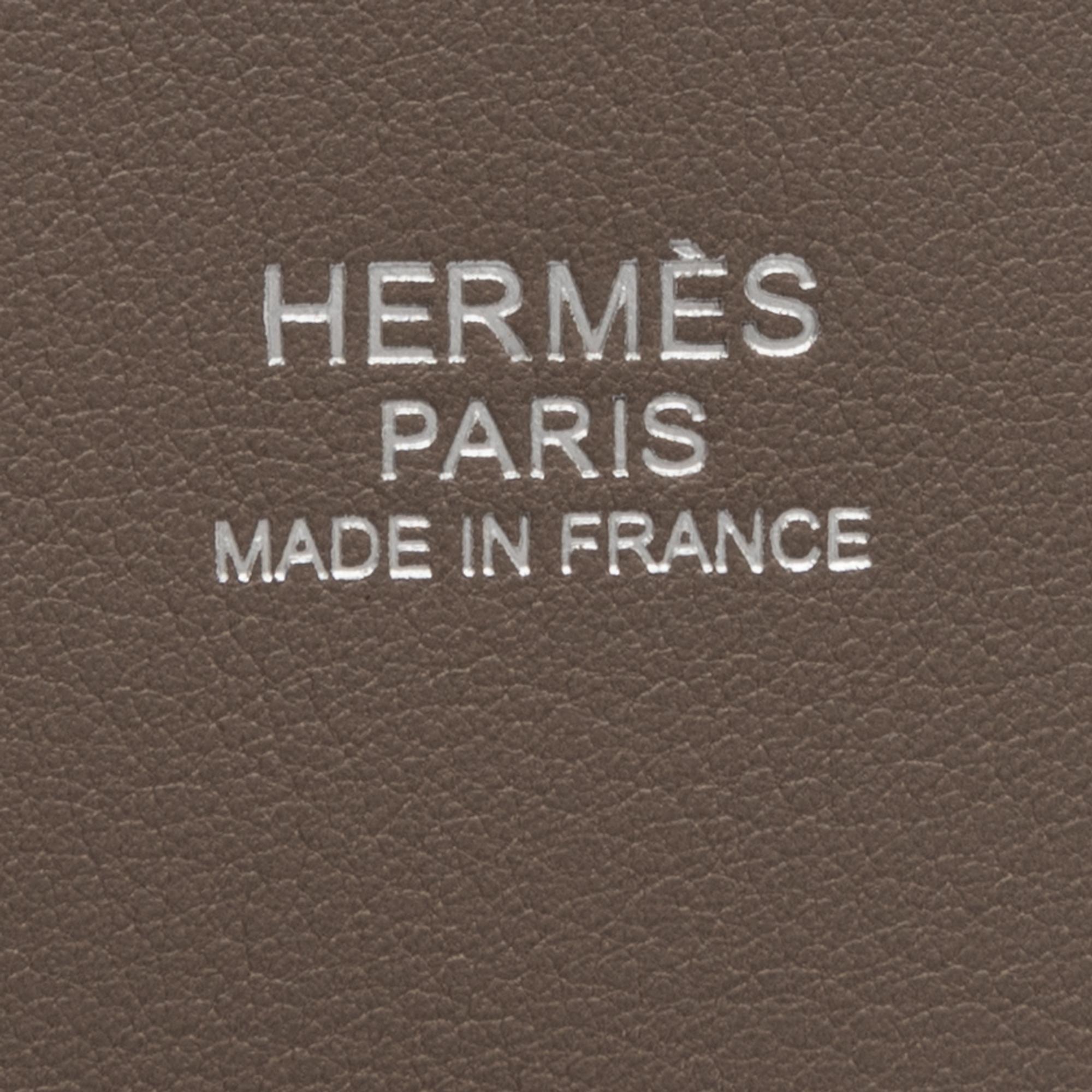 Hermès, Bolide 35 in Étain Swift Leather