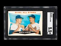 A 1960 Topps Rival All Stars Baseball Card No. 160 (SGC 5.5 EX+)
