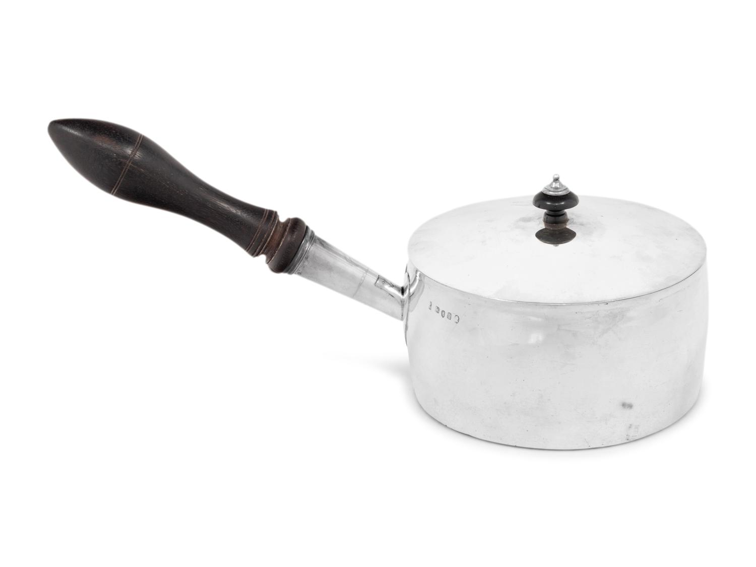 A George III Silver Covered Sauce Pot