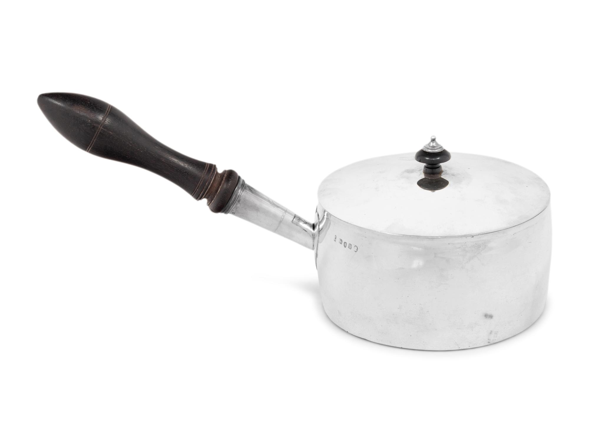 A George III Silver Covered Sauce Pot