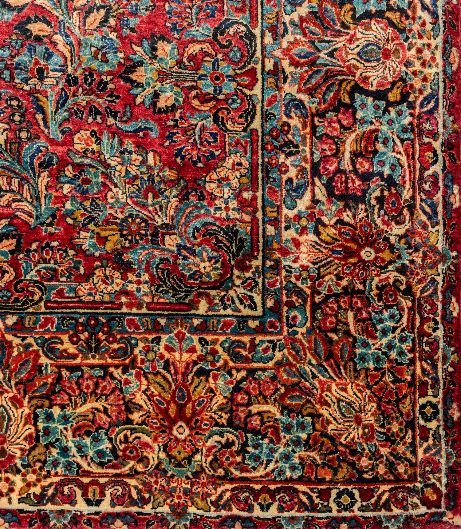 A Kirman Wool Rug