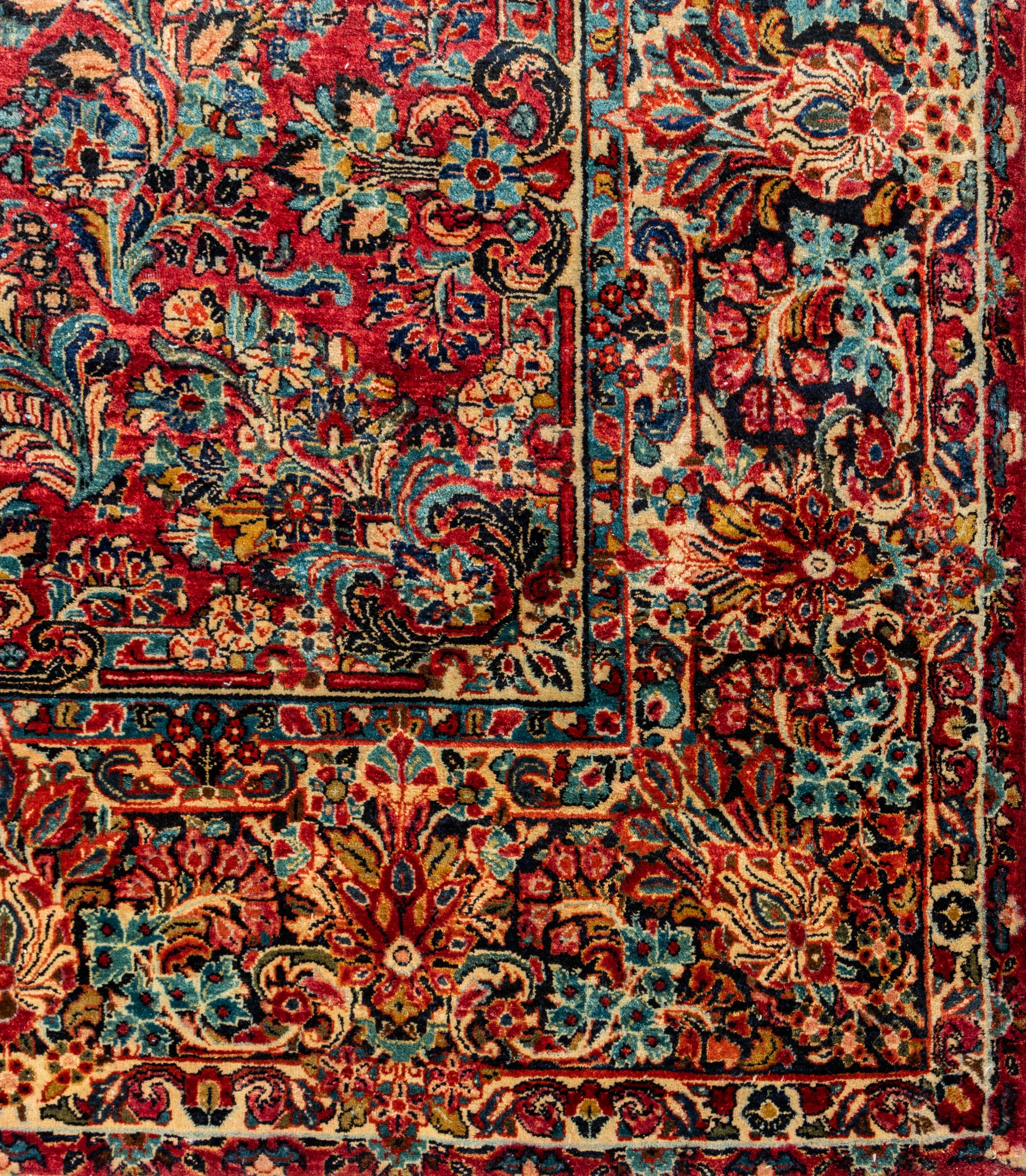 A Kirman Wool Rug