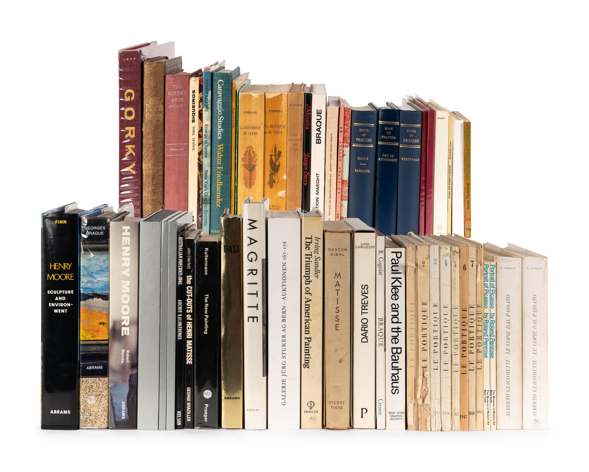 [ART HISTORY]. A group of 54 volumes in original bindings, including works relating to Art and Art History.