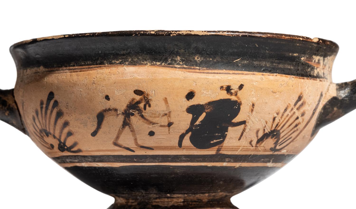 A Greek Black-Figured Kylix