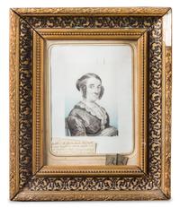 A Framed Italian Photograph Plate 5 1/2 x 3 7/8 inches. — 19TH CENTURY