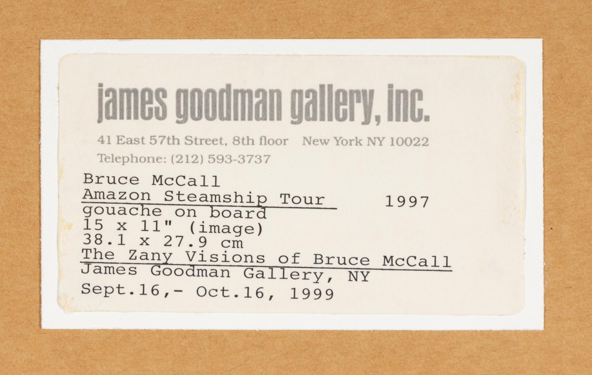 Expect Long Delays and Amazon Steamship Tour (two works), 1997