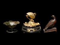 Three Japanese Bronze Articles