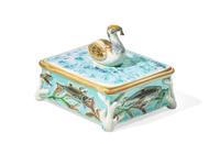 An English Majolica Sardine Box